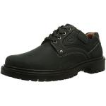 Schwarze Business Jomos Alpina Derby Schuhe mit Schnürsenkel aus Leder leicht für Herren Größe 46 