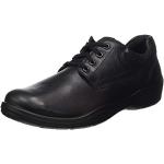 Reduzierte Schwarze Business Jomos Derby Schuhe mit Schnürsenkel aus Leder für Herren Größe 40 
