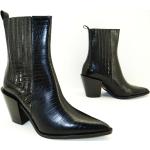 Schwarze Jonak Cowboy-Boots & Cowboystiefeletten aus Leder für Damen Größe 40 