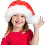 Reduzierte Rote Weihnachtsmützen für Kinder Einheitsgröße 