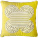 Jonathan Adler - Pompidou Quatrefoil Kissen gelb 40x40 cm