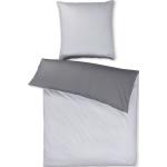 Reduzierte Silberne Unifarbene Joop! Micro Pattern Bettwäsche aus Stoff 135x200 