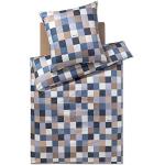 Reduzierte Blaue Joop! Mosaik Bettwäsche Sets & Bettwäsche Garnituren aus Mako-Satin trocknergeeignet 