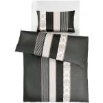 Joop Bettwäsche »Ornament Stripes schwarz 4022 09 Mako Satin«, Gestreift, Muster, schwarz