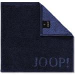 Marineblaue Joop! Classic Doubleface Seiflappen aus Baumwolle maschinenwaschbar 30x30 