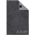JOOP Gästetuch Classic Doubleface in anthrazit, 30 x 50 cm grau Baumwolle