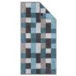 Anthrazitfarbene Joop! Mosaik Badehandtücher & Badetücher aus Textil 50x100 