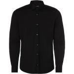 Schwarze Unifarbene Joop! Kentkragen Hemden mit Kent-Kragen für Herren 