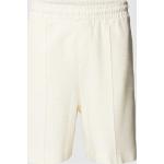 Offwhitefarbene Unifarbene Joop! Jeans-Bermudas aus Baumwolle für Herren Größe XXL für den für den Sommer 