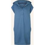 Blaue Casual Joop! V-Ausschnitt V-Shirts aus Jersey mit Kapuze für Damen Größe S 