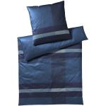 Blaue Moderne Joop! Bettwäsche aus Mako-Satin 240x220 