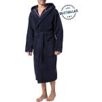 Blaue Unifarbene Joop! Bademäntel mit Kapuze aus Baumwolle mit Kapuze für Herren Größe XXL 