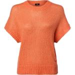 Orange Unifarbene Joop! Rundhals-Ausschnitt Strickpullover aus Wolle für Damen Größe XS 