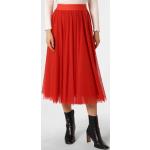 Rote Unifarbene Joop! Faltenröcke aus Mesh für Damen Größe M 