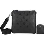 Schwarze Joop! Damenschultertaschen & Damenshoulderbags mit Reißverschluss aus Textil 