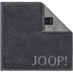 JOOP Seifenlappen Classic Doubleface in anthrazit, 30 x 30 cm grau Baumwolle