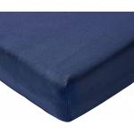 Marineblaue Joop! Spannbettlaken & Spannbetttücher aus Jersey maschinenwaschbar 140x200 
