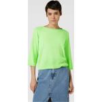 Neongrüne Unifarbene Joop! Kaschmir-Pullover aus Wolle für Damen Größe S 