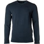 Reduzierte Blaue Unifarbene Casual Langärmelige Joop! Rundhals-Ausschnitt Herrensweatshirts aus Jersey Größe S für den für den Herbst 