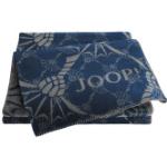 Marineblaue Biederlack Kuscheldecken & Wohndecken aus Textil maschinenwaschbar 150x200 