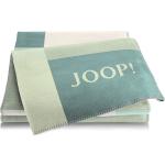 Blaue Karo Joop! Mosaik Kuscheldecken & Wohndecken aus Baumwollmischung 