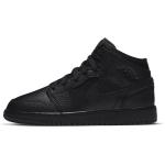 Schwarze Nike Jordan 1 High Top Sneaker & Sneaker Boots aus Leder für Herren Größe 38,5 