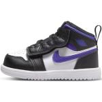 Schwarze Nike Jordan 1 High Top Sneaker & Sneaker Boots mit Schnürsenkel für Kinder Größe 18,5 