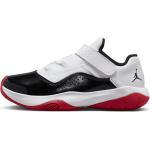Reduzierte Weiße Nike Jordan Low Sneaker mit Riemchen aus Leder Größe 33 
