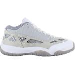 Graue Nike Jordan Low Sneaker aus Leder für Herren 
