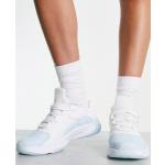 Blaue Nike Jordan Low Sneaker mit Schnürsenkel aus Leder für Damen Größe 36,5 