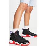 Schwarze Nike Jordan High Top Sneaker & Sneaker Boots mit Schnürsenkel aus Leder für Damen Größe 37,5 