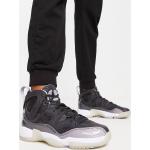 Schwarze Nike Jordan Low Sneaker mit Schnürsenkel aus Leder für Damen Größe 37,5 