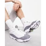 Reduzierte Weiße Nike Jordan Low Sneaker mit Schnürsenkel aus Leder für Herren Größe 40 