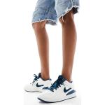 Reduzierte Weiße Nike Jordan Lederschuhe & Kunstlederschuhe mit Schnürsenkel aus Leder für Damen Größe 37,5 