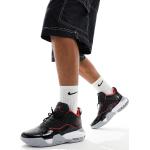 Reduzierte Schwarze Nike Jordan Low Sneaker mit Schnürsenkel aus Leder für Herren Größe 47,5 