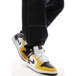 Reduzierte Gelbe Nike Jordan Low Sneaker mit Schnürsenkel aus Stoff für Herren Größe 47,5 