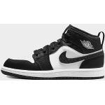 Schwarze Nike Jordan 1 High Top Sneaker & Sneaker Boots mit Schnürsenkel aus Leder für Kinder Größe 28,5 