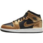 Goldene Nike Jordan 1 High Top Sneaker & Sneaker Boots für Kinder Größe 38 