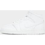 Weiße Nike Jordan 1 High Top Sneaker & Sneaker Boots aus Glattleder für Kinder Größe 35,5 