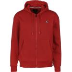 Rote Atmungsaktive Nike Jordan Zip Hoodies & Sweatjacken mit Kapuze für Herren Größe XL 