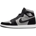 Reduzierte Schwarze Nike Jordan 1 Damensneaker & Damenturnschuhe in Normalweite aus Veloursleder Größe 37,5 