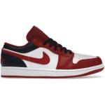 Reduzierte Rote Nike Jordan Low Sneaker für Herren Größe 45 