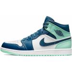 Reduzierte Blaue Nike Air Jordan 1 High Top Sneaker & Sneaker Boots für Herren Größe 43 