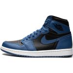 Reduzierte Blaue Nike Air Jordan 1 Retro High Top Sneaker & Sneaker Boots für Damen Größe 38 