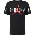 Schwarze Kurzärmelige Nike Jordan Rundhals-Ausschnitt T-Shirts für Herren Größe S 