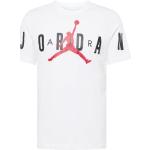 Weiße Kurzärmelige Nike Jordan Rundhals-Ausschnitt T-Shirts für Herren Größe L 
