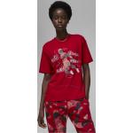 Reduzierte Rote Nike Jordan T-Shirts aus Baumwolle für Damen Größe S 