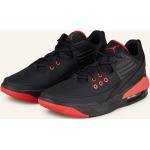Schwarze Nike Jordan Max Aura 5 Basketballschuhe aus Leder für Herren Größe 41 