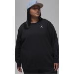 Schwarze Nike Jordan NBA Stehkragen Damensweatshirts aus Fleece Große Größen 