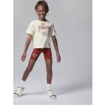Jordan Brooklyn Mini Me Bike Shorts Set für jüngere Kinder - Rot